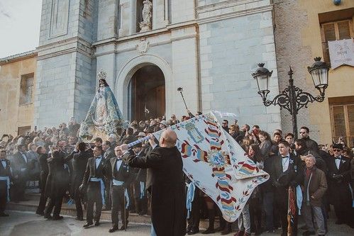 Fiestas de la Virgen del Castillo, cuando velas y flores se cambian por pólvora